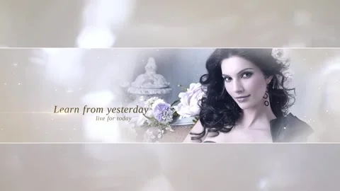 Romantic Slideshow  After Effects	Stock