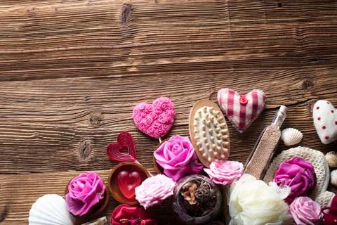 Romantic spa concept Foto stock