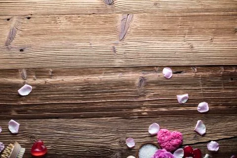 Romantic spa concept Stock Photos