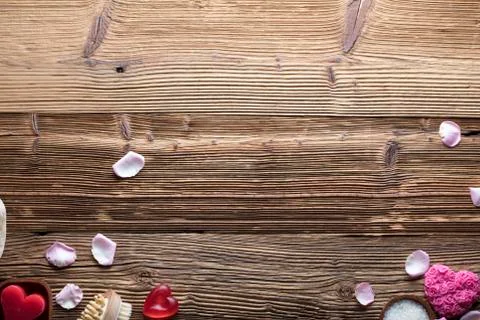 Romantic spa concept Stock Photos