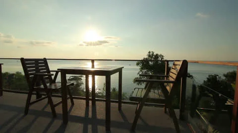 Romantic spot in sunset Stock-Footage 22536251