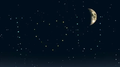 Romantic stars Stock Footage 18159800