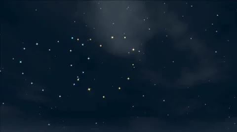 Romantic stars Stock Footage 18160068