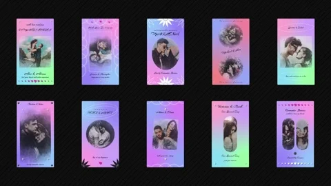 Romantic Stories  After Effects	Stock