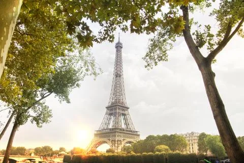 Romantic sunset background. Foto stock