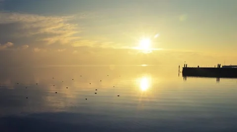 Romantic sunset 動画素材 45618711