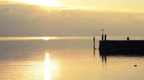 Romantic sunset 動画素材 45621622