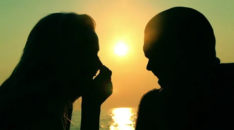 Romantic sunset Stock Footage 65113246