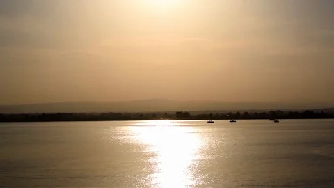 Romantic sunset Stock Footage 100770920