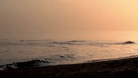 Romantic sunset Stock Footage 132268994