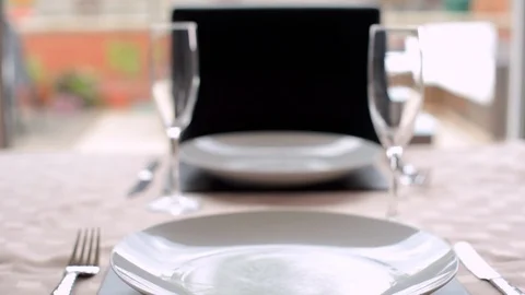 Romantic Surprise Dinner Stock Footage 93994342