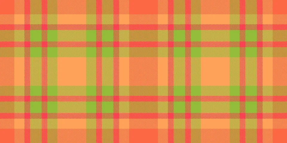 Romantic textile texture check, punk seamless vector pattern. Girly fabric .. Illustrazione stock