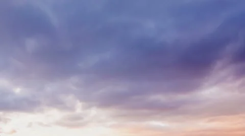 Romantic twilight sunset cloud timelapse from arctic Stock Footage 45918274
