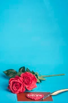 Romantic valentine card Stock Photos