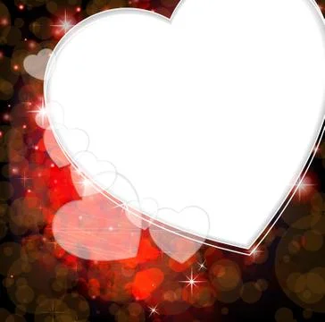 Romantic Valentines Day card Stock Illustration