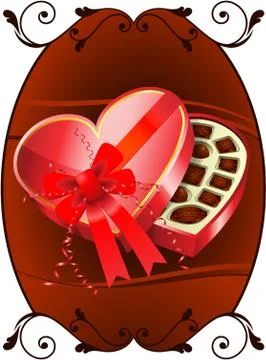 Romantic Valentine's Day design background Stock Illustration