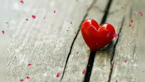 Romantic video effects Stock Footage 120974706