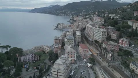 Romantic views over Genoa Stock Footage 301796177