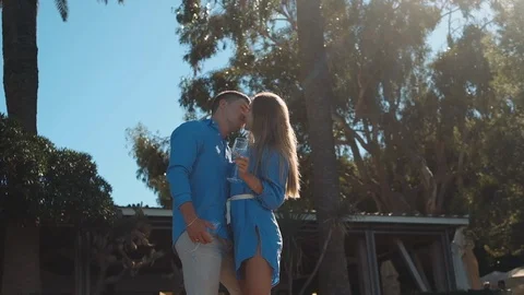 Romantic Walk Along The Seafront. Video stock 113348663