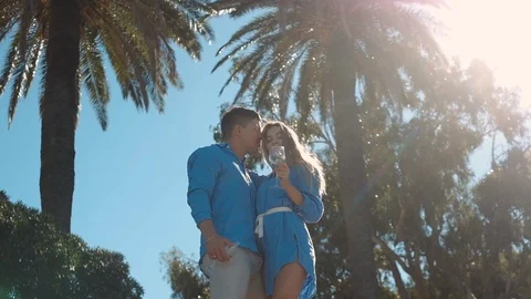 Romantic Walk Along The Seafront. Video stock 113348689