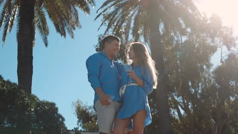 Romantic Walk Along The Seafront. Video stock 113348719