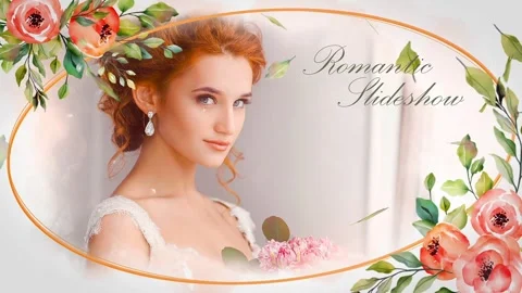 Romantic Wedding Floral Elegant Memories  After Effects	Stock