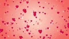 Romantic pink background. The movement o... | Stock Video | Pond5