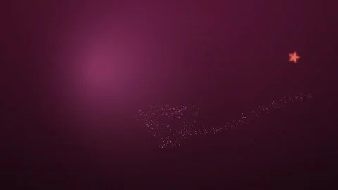 Romantic white dots form a heart shape against a dark purple background Stock Footage 327339196