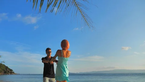 Romantic young couple Stock Footage 103074620