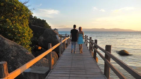 Romantic young couple Stock Footage 103084487