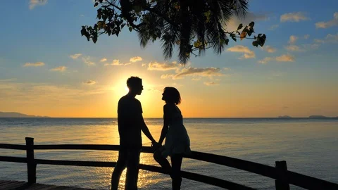 Romantic young couple Stock Footage 103087962