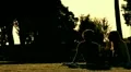 Romantic young couple in a park HD Footage