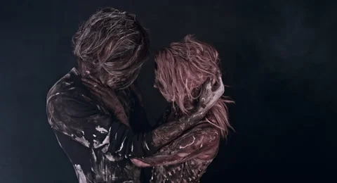 Romantic zombies. Vídeos de archivo 66809999