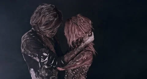 Romantic zombies. Video stock 66813423
