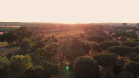 ROME AERIAL VIEW Stock Footage 168129363