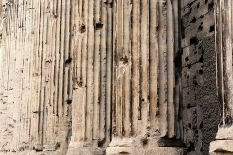 Rome Ancient Columns Stock Photos