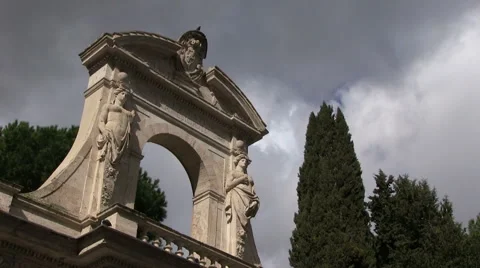 Rome - architecture - arch Stock Footage 47471295