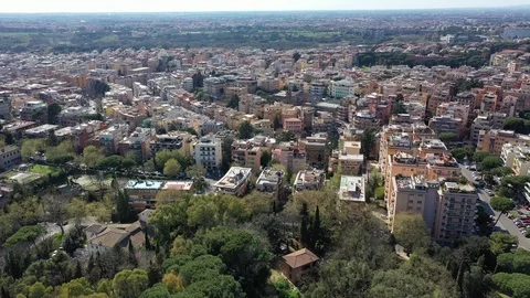 Rome - Aurelio suburb Vídeo Stock 114395275