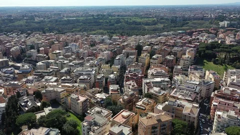 Rome - Aurelio suburb Vídeo Stock 114395910
