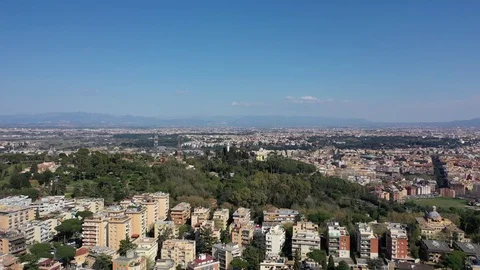 Rome - Aurelio suburb Vídeo Stock 114413976