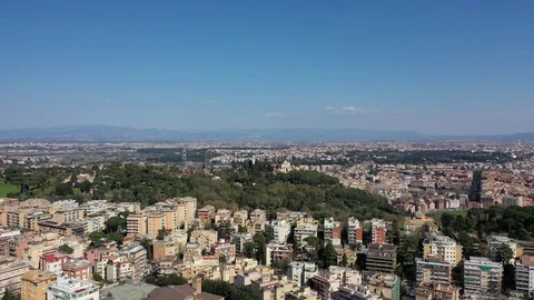 Rome - Aurelio suburb Vídeo Stock 114414892