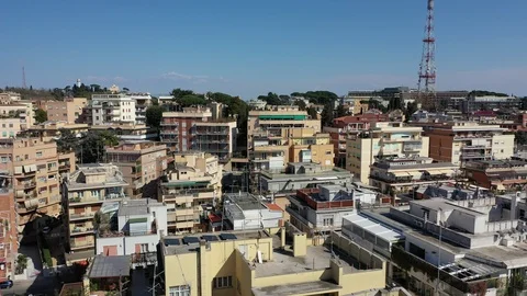 Rome - Aurelio suburb Vídeo Stock 114423462