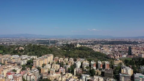 Rome - Aurelio suburb Vídeo Stock 114423586