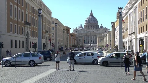Rome. Basilica di San Pietro. Stock Footage 101407053