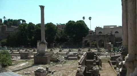 Rome BONUS 2shots in 1 Stock Footage 524341