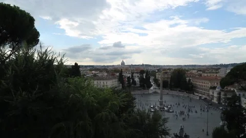 Rome Cityscape Stock Footage 270379314