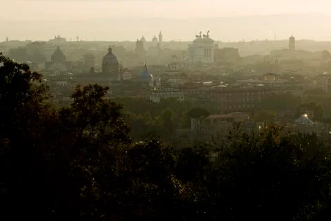 Rome cityscape Stock Photos