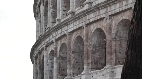 Rome coliseum arches 스톡 동영상 302561499