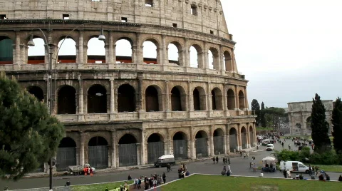 Rome - Coliseum Stock-Footage 714376