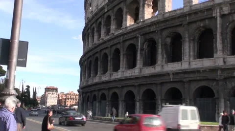 Rome Colluseum 2 Stock Footage 45346745
